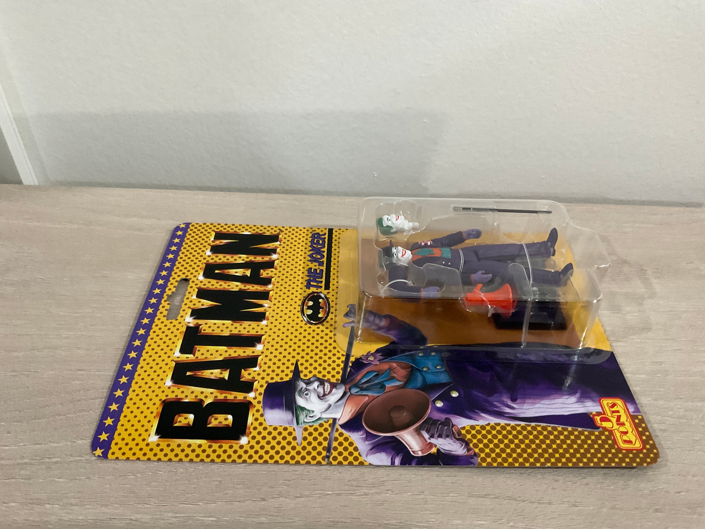 Mezco Batman (1989) 5 Points Figure Collection Joker 3.75" Retro Cardback