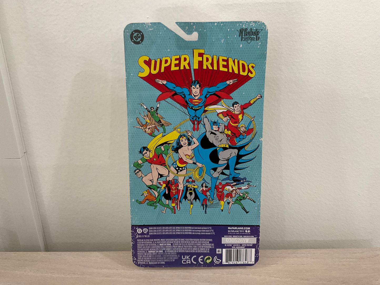McFarlane DC Retro 66 Evil Aquaman Red Platinum Edition Super Friends Action Figure