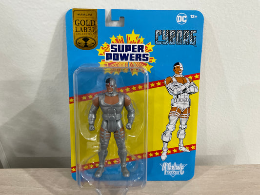 Cyborg 4.5″ Gold Label Figure – DC Super Powers Exclusive