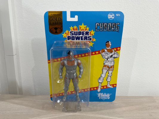Cyborg 4.5″ Gold Label Figure – DC Super Powers Exclusive