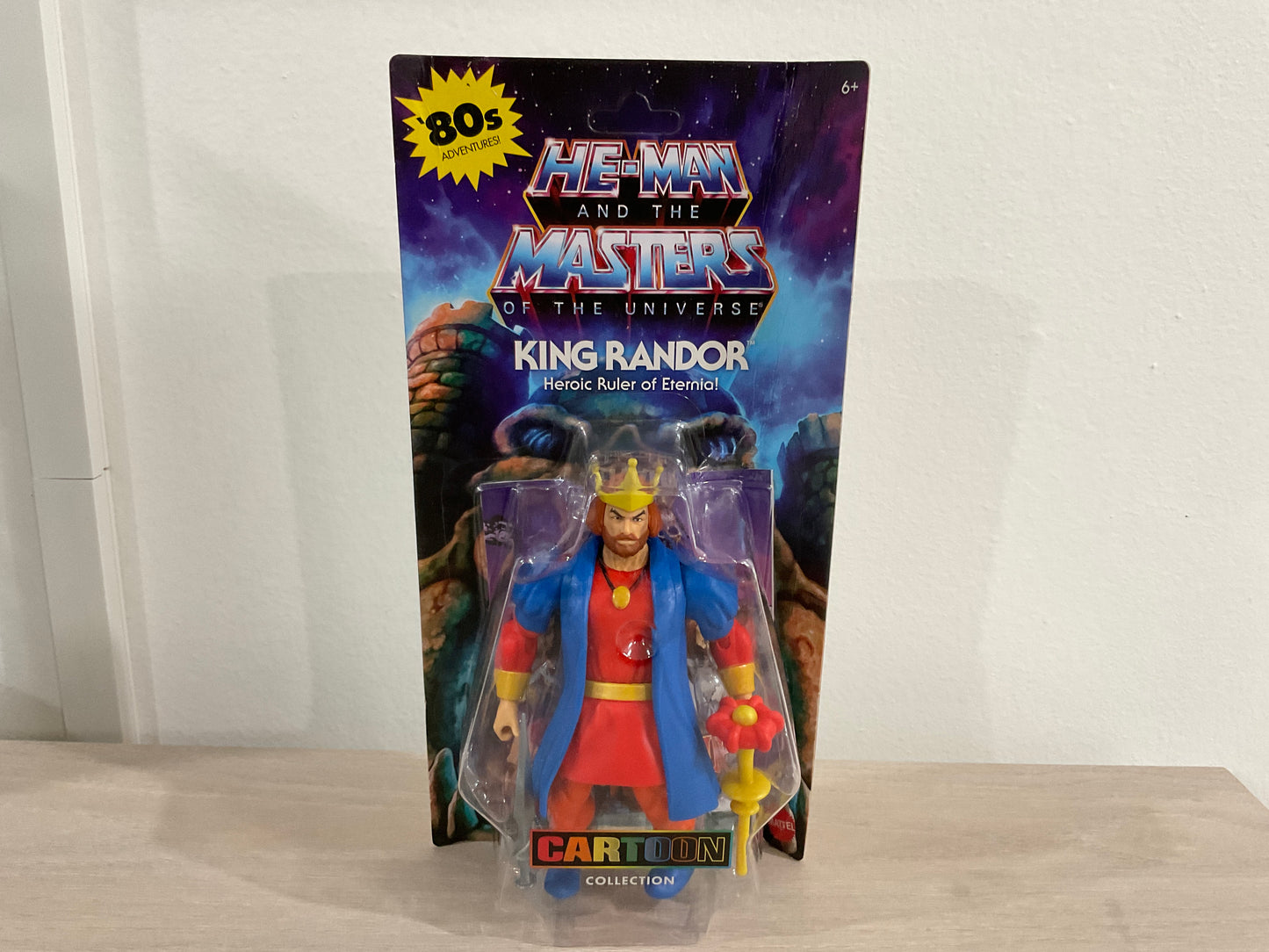 Masters of the Universe Origins King Randor Cartoon Collection 5.5-Inch Figure Mattel - Substandard Card 3