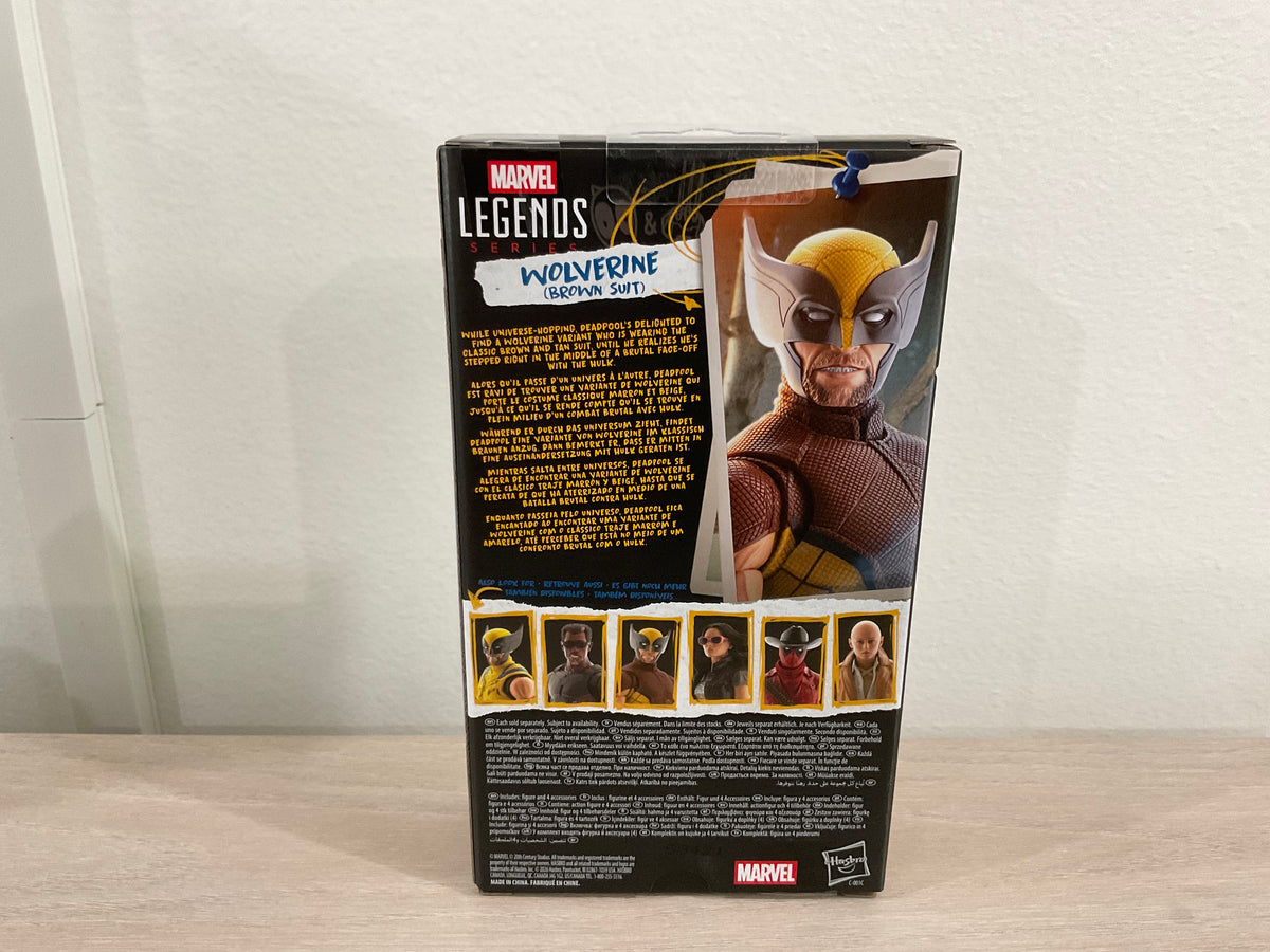 Marvel Legends Series Wolverine (Brown Suit) 6-Inch Action Figure
