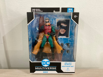 McFarlane DC Multiverse Robin Batman Forever Nightmare Bat BAF 7-Inch Figure (Minor Substandard Card)