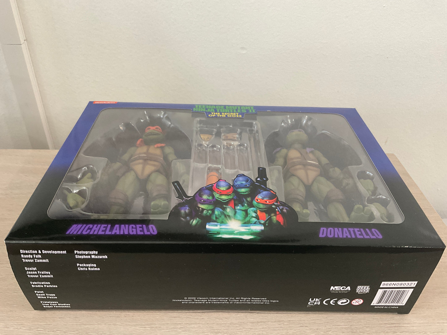 TMNT Secret of the Ooze Donatello & Michelangelo 7-In 2-Pack NECA