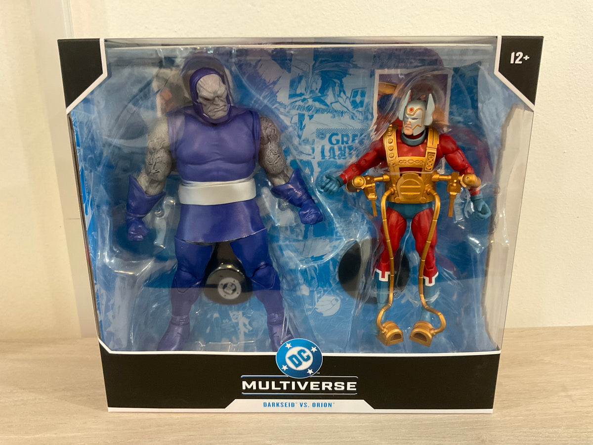 McFarlane DC Multiverse Darkseid vs. Orion 7" & Megafig 2-Pack – Substandard Packaging