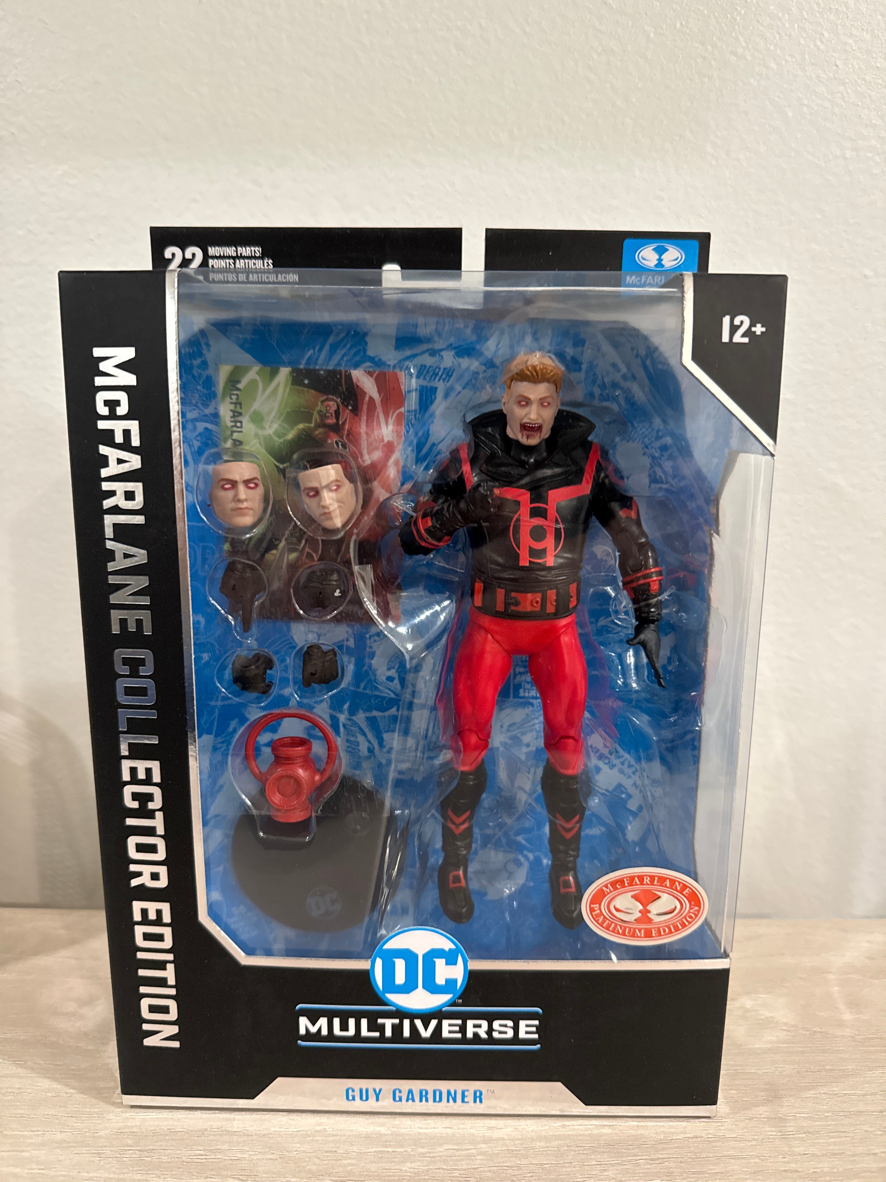 DCマルチバース ガイ・ガードナー (レッド プラチナム) McFarlane DC Multiverse Guy Gardner Red Lantern - Red