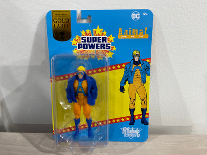Animal Man (DC Super Powers) 4.5″ Gold Label Figure – Exclusive Substandard Card 1