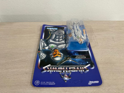 Super7 SilverHawks ReAction Wave 1 Quicksilver (Toy Version) 3.75-Inch Action Figure - Substandard Card