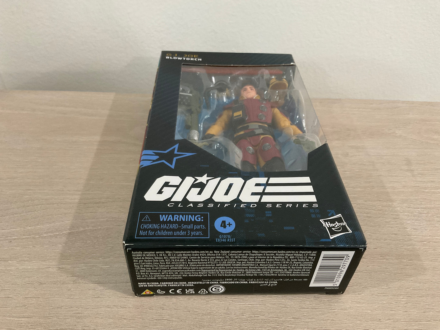 G.I. Joe Classified Series Blowtorch 6-Inch Action Figure Hasbro (Substandard Box 2)
