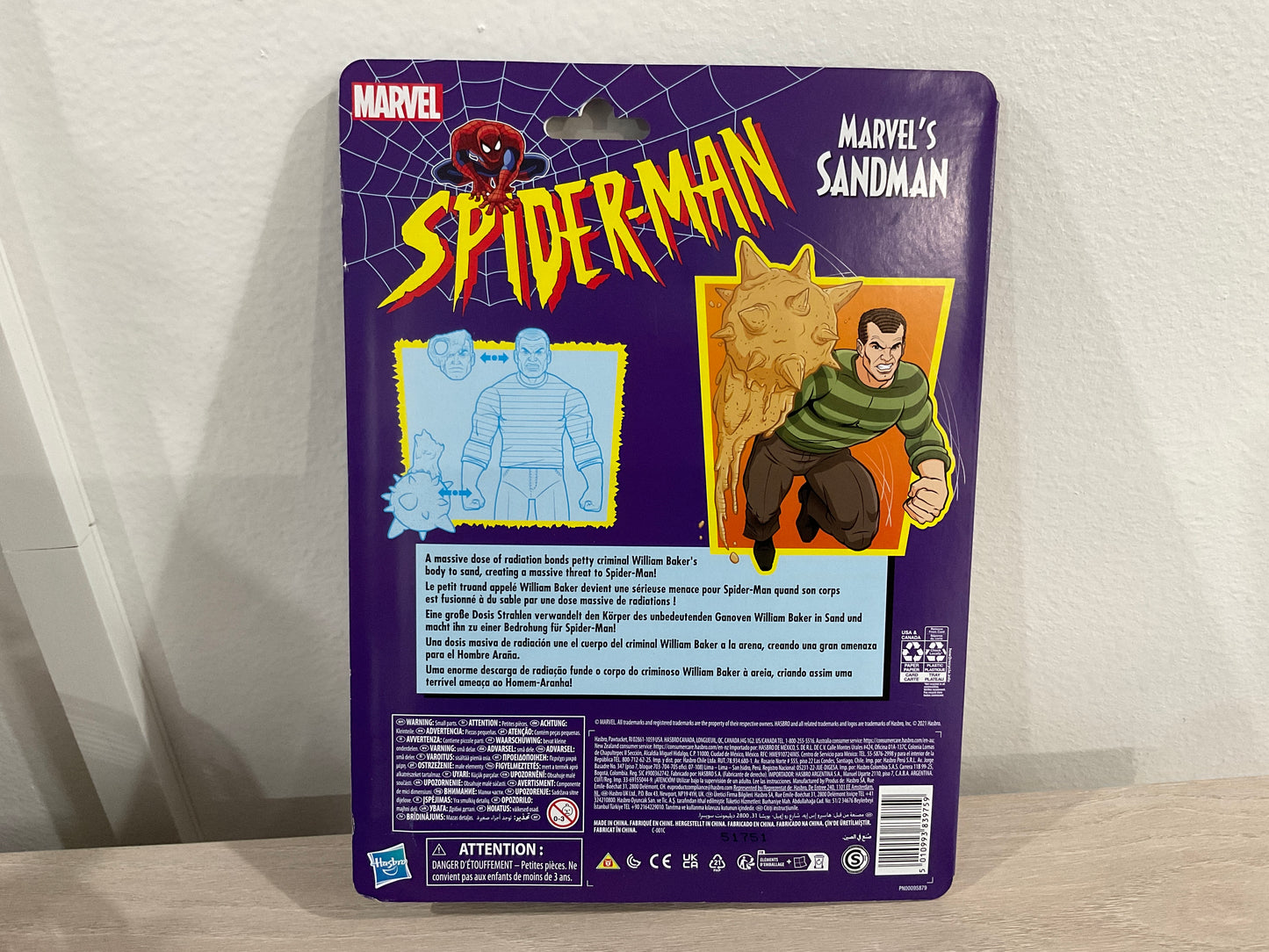 Marvel Legends Sandman (Spider-Man Animated Series) 6″ Action Figure (Re-Issue)