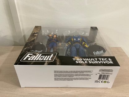 McFarlane Fallout T-60 Vault Tec & Sole Survivor 2-Pack 7-Inch Action Figures