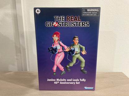 The Real Ghostbusters Kenner Classics Janine Melnitz & Louis Tully 40th Anniversary Set
