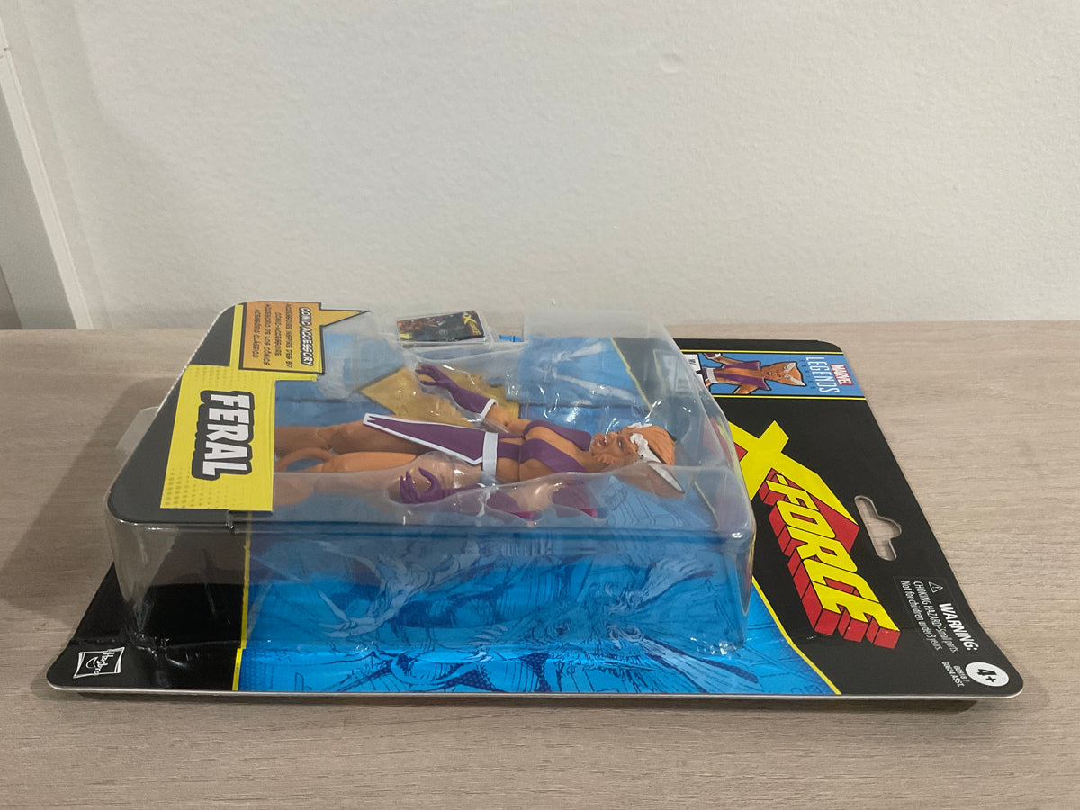 Marvel Legends Series Feral (X-Force & X-Men Comics-Inspired) – 6-Inch Action Figure - Substandard Card 1