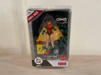 DC Direct Robin Dick Grayson (Batman #1) Red Platinum 7" Action Figure with Comic