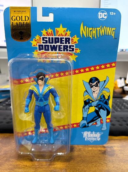 Nightwing (DC Super Powers) 4.5" Gold Label Figure — Exclusive