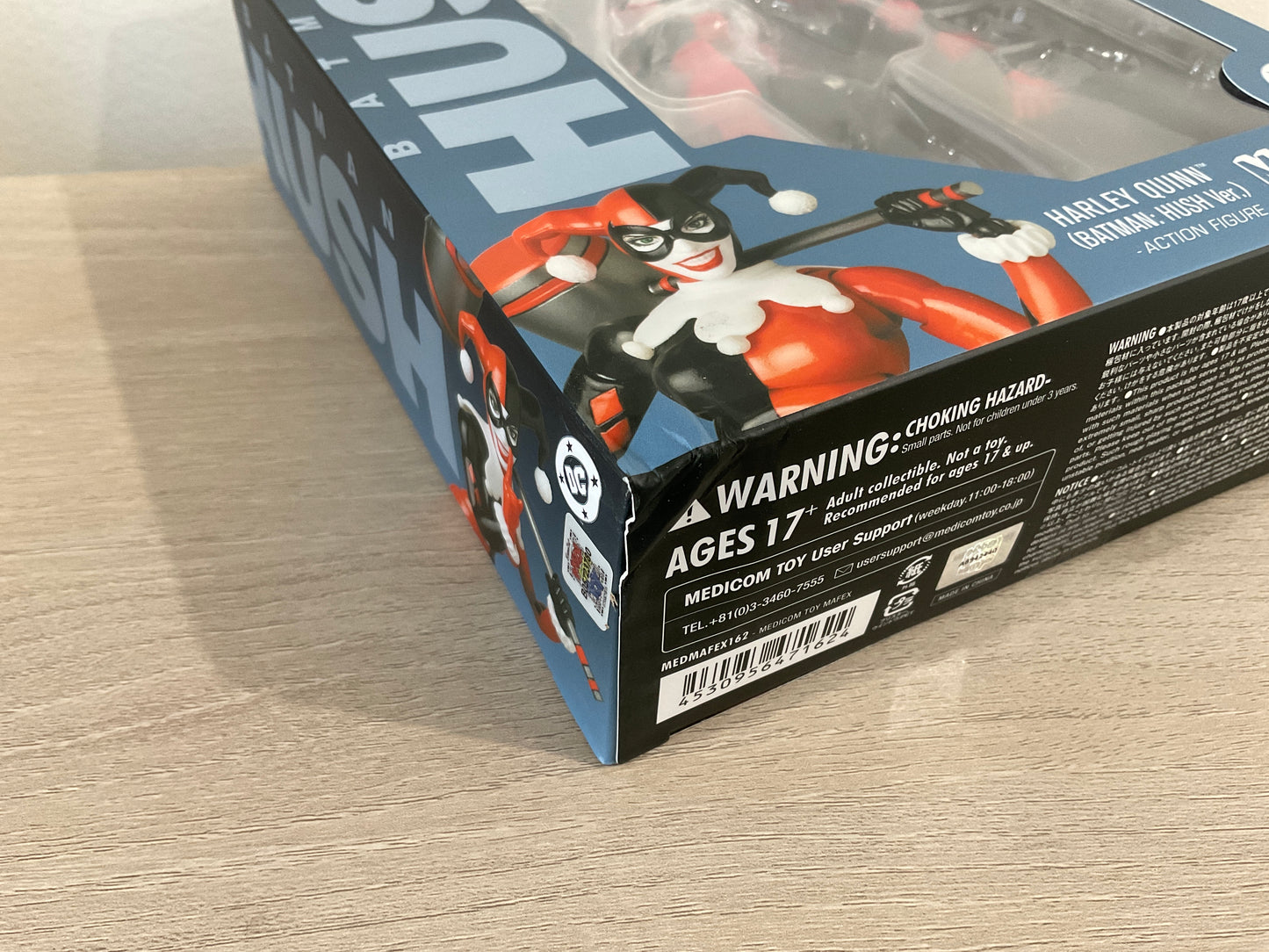 MAFEX No.162 Harley Quinn Batman Hush Reissue 6-In Figure Medicom (Substandard Box)