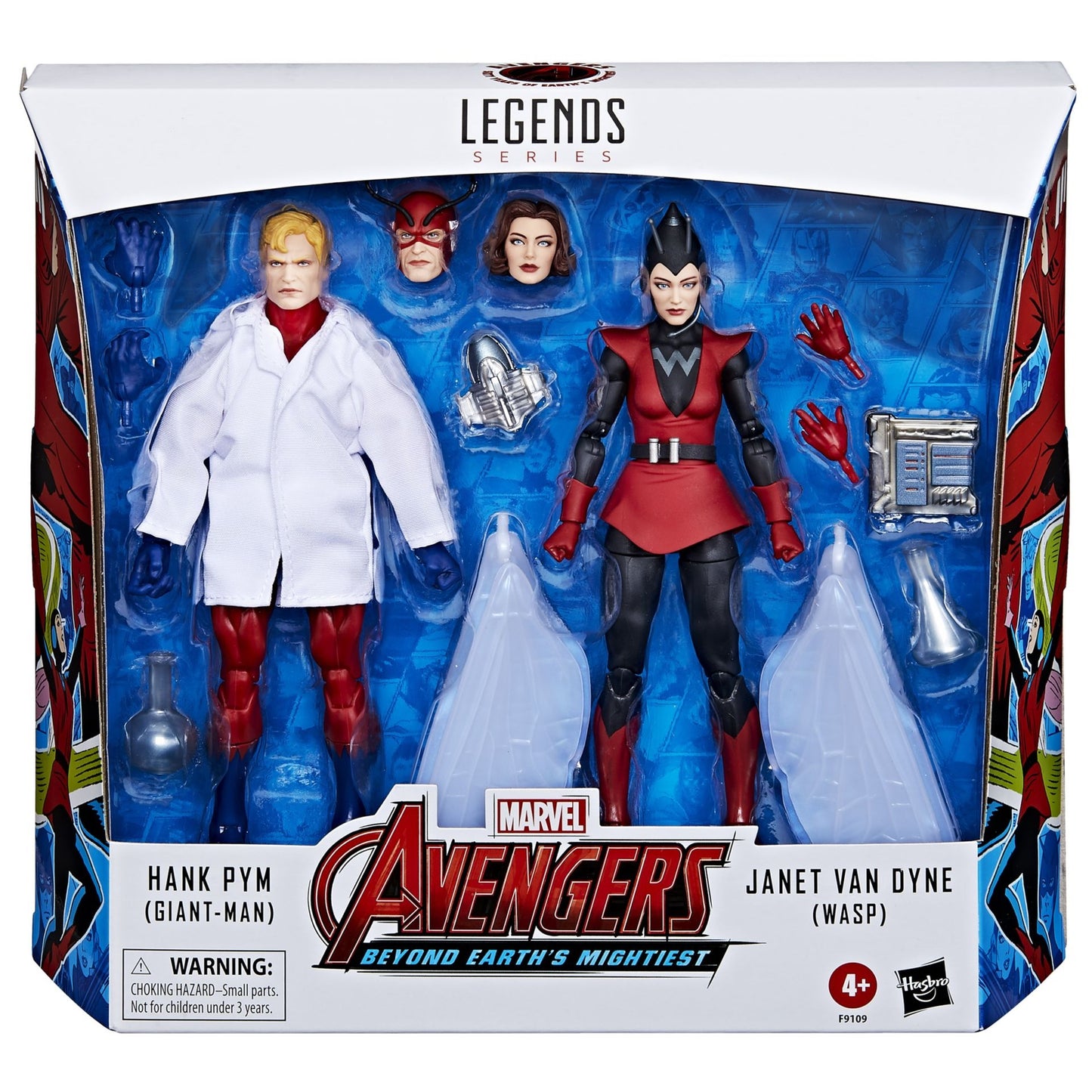 Marvel Legends Series: Hank Pym (Giant-Man) & Janet Van Dyne (Wasp) (60th Anniversary)