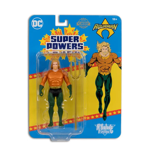 DC Super Powers Wave 9 Aquaman Gold Label 4.5-Inch Action Figure