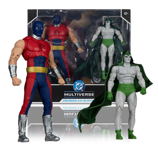 DC Multiverse Figures - JSA: Black Vengeance - 7" Scale The Spectre Vs. Atom Smasher Megafig 2-Pack