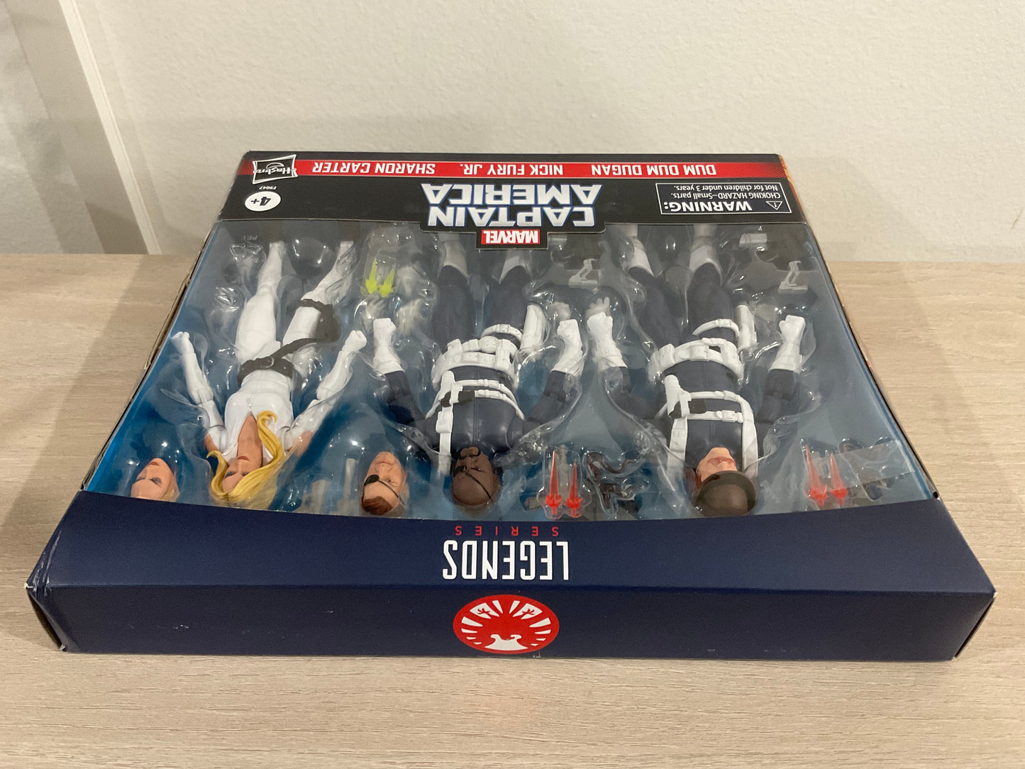 Marvel Legends Series S.H.I.E.L.D. 3-Pack – Dum Dum Dugan, Sharon Carter & Nick Fury Jr. 6" Figures (Damaged Packaging 6)