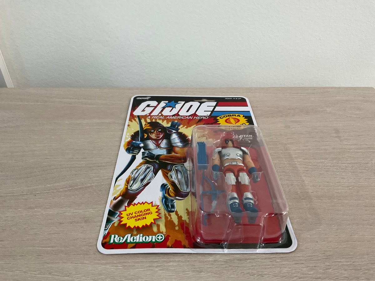 G.I. Joe Super7 ReAction+ Zartan (Comic) 4" Action Figure - Punched Card