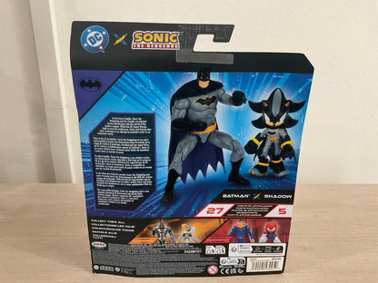 Sonic x DC Shadow as Batman and Batman 2-Piece Action Figure Set