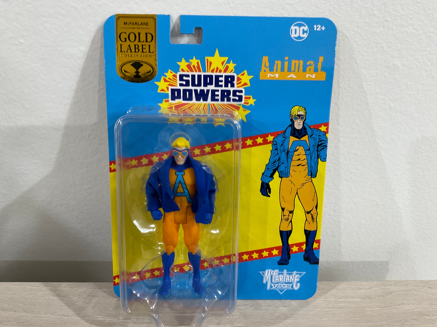 Animal Man (DC Super Powers) 4.5″ Gold Label Figure – Exclusive (Substandard Card 3)