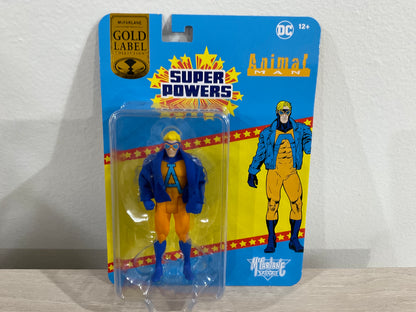 Animal Man (DC Super Powers) 4.5″ Gold Label Figure – Exclusive (Substandard Card 3)