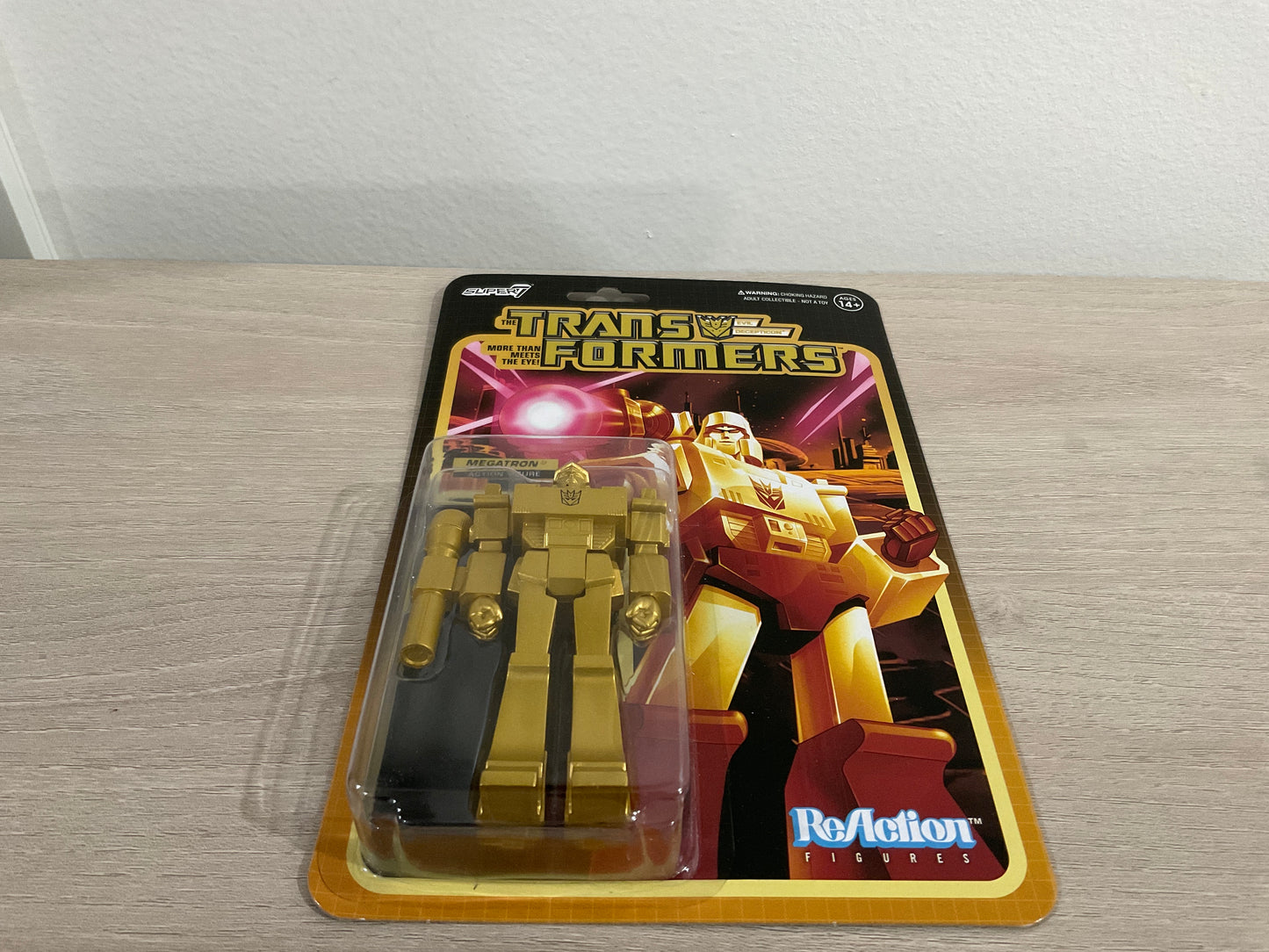 Transformers ReAction Figures Wave 1 Megatron (Golden Lagoon) Action Figure
