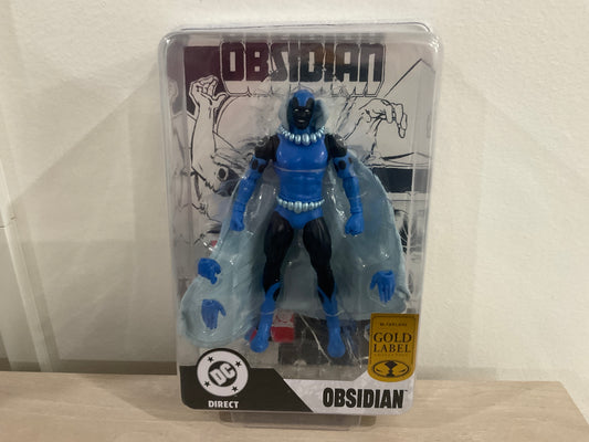 Obsidian (Infinity Inc. #16) Gold Label 7" Action Figure w/ Lithograph – McFarlane Collector Edition