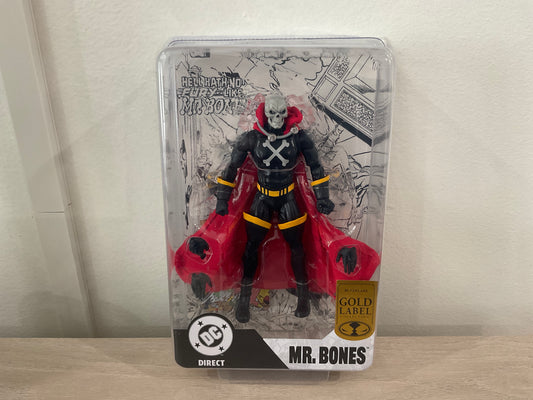 Mr. Bones (Infinity Inc. #16) Gold Label 7" Action Figure w/ Lithograph – McFarlane DC Multiverse (Substandard)