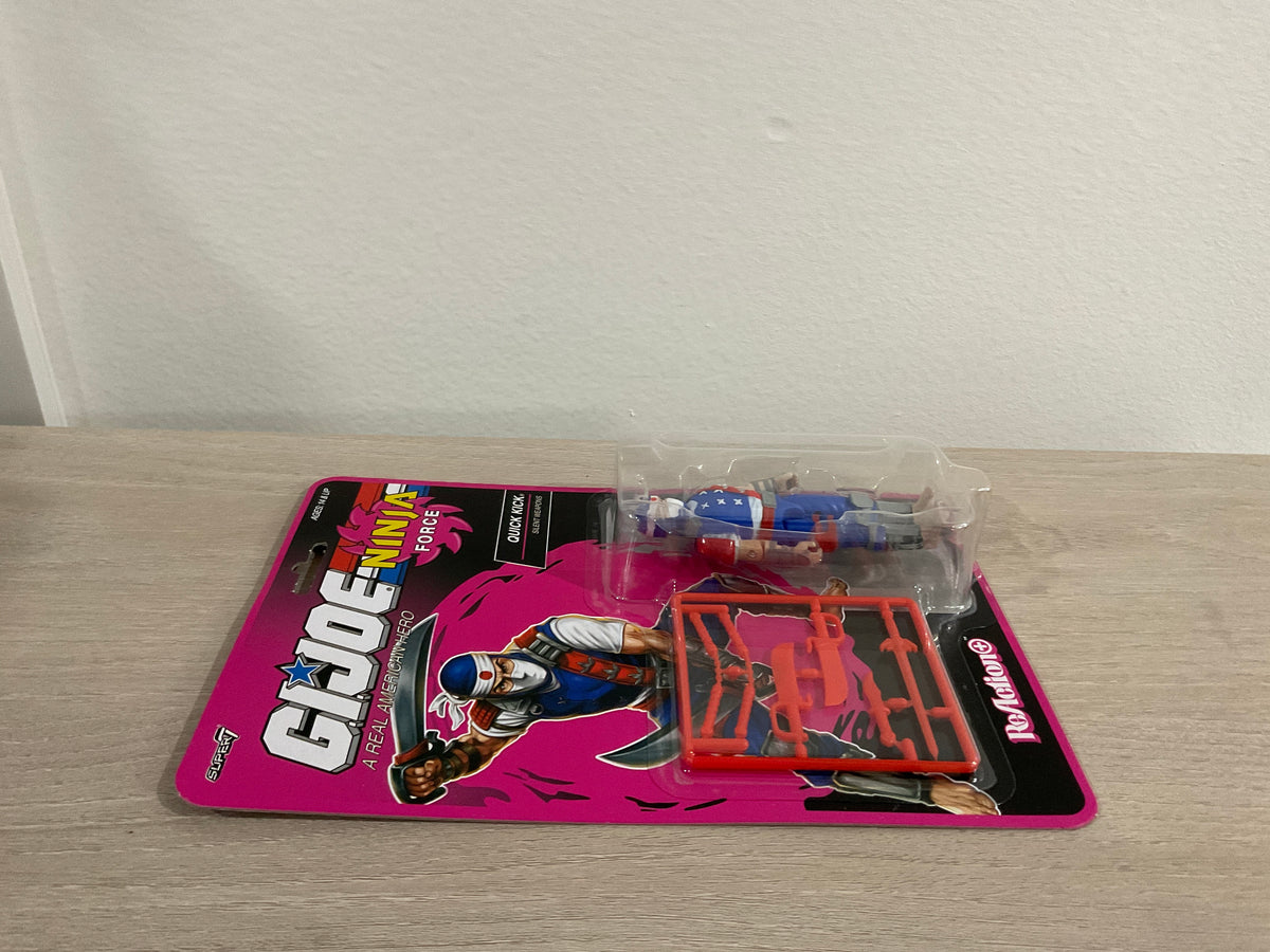 G.I. Joe ReAction+ Ninja Force Quick Kick 3.75" Action Figure - Punched