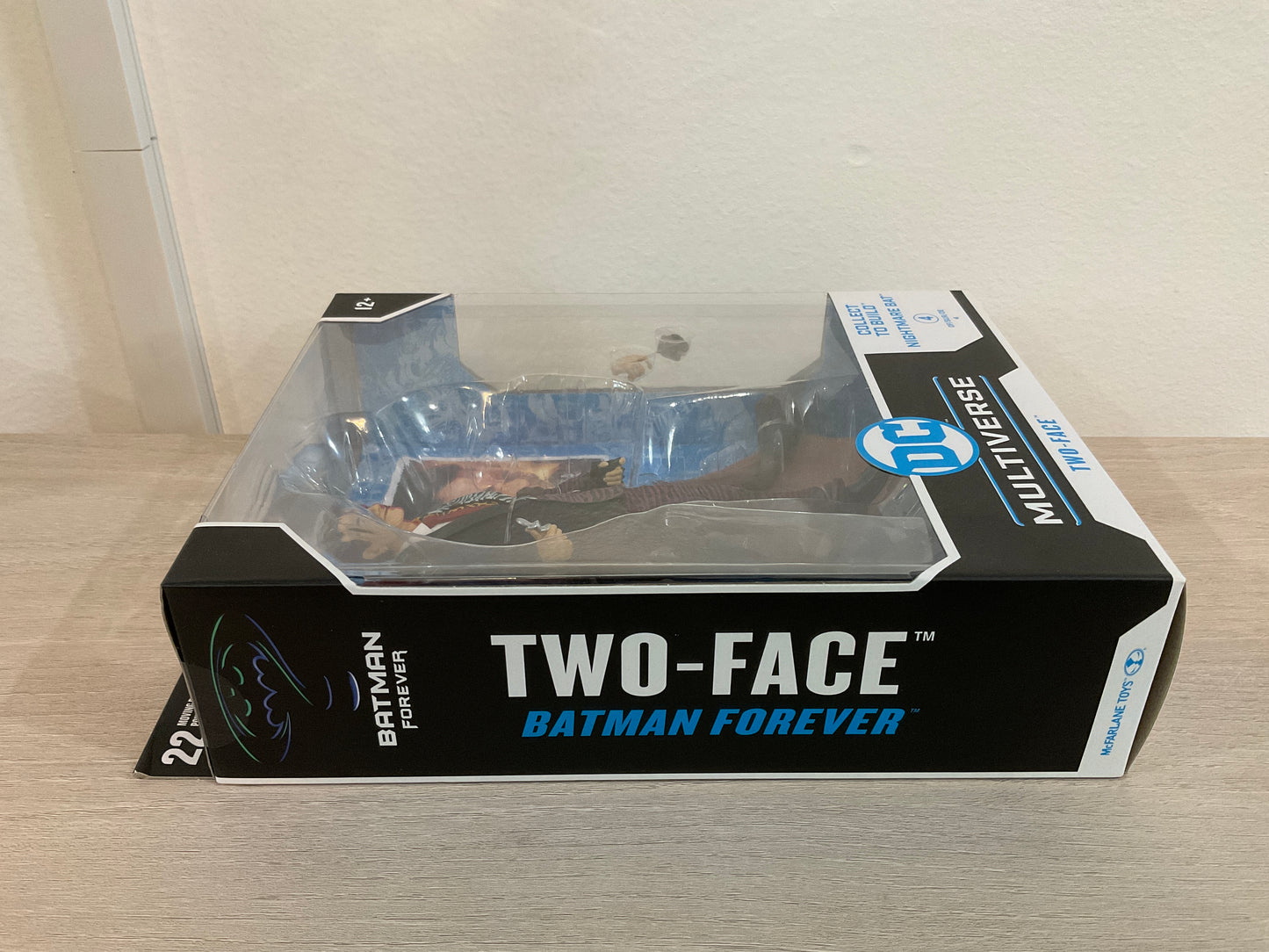McFarlane DC Multiverse Batman Forever Two-Face 7-Inch Action Figure – Nightmare Bat BAF (Minor Substandard Card)