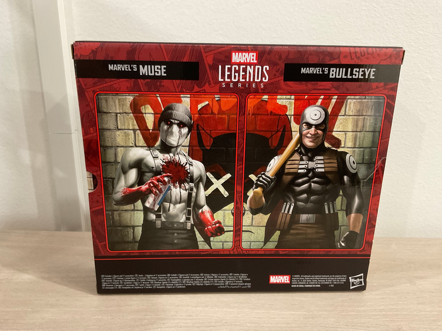 Marvel Legends Series Marvel’s Bullseye and Marvel’s Muse 2-Pack Action Figures