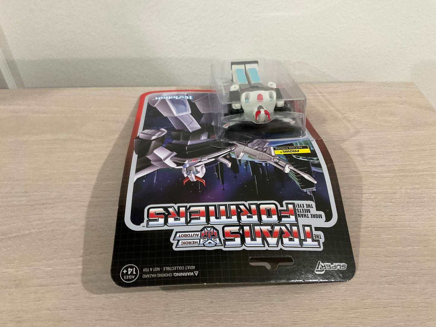 Super7 ReAction Transformers – Prowl 3.75-Inch Action Figure (Substandard 2)