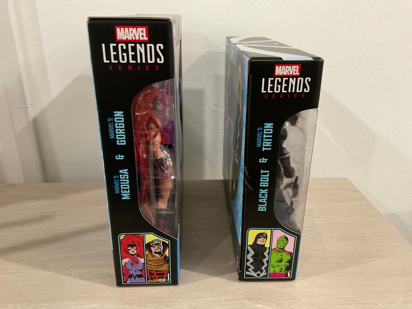 Inhumans Bundle: Medusa & Gorgon + Black Bolt & Triton 6-Inch Action Figure 4-Pack