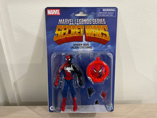 Secret Wars Marvel Legends Series Spider-Man (Alien Costume) 6-Inch Action Figure