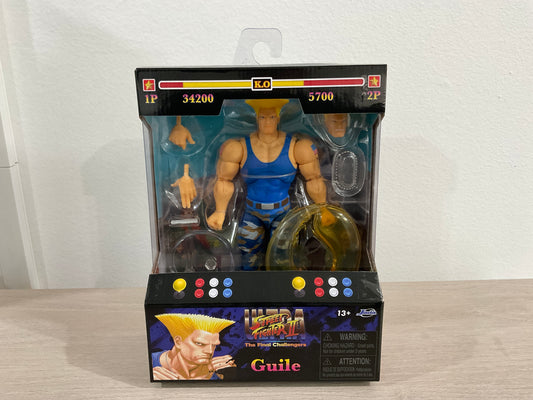 Jada Toys Street Fighter II Guile Player 2 1:12 Scale Action Figure
