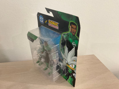 Sonic x DC Silver as Green Lantern & Green Lantern 2-Piece Action Figure Set