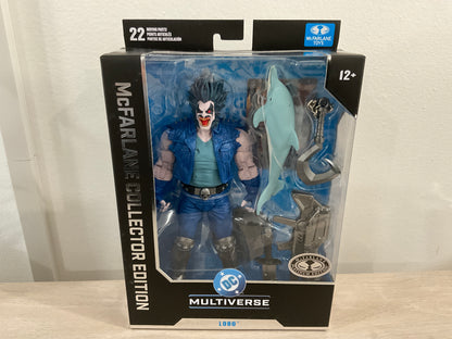 DC Multiverse Lobo DC Classic Platinum Chase McFarlane Collector Edition 7-In Figure