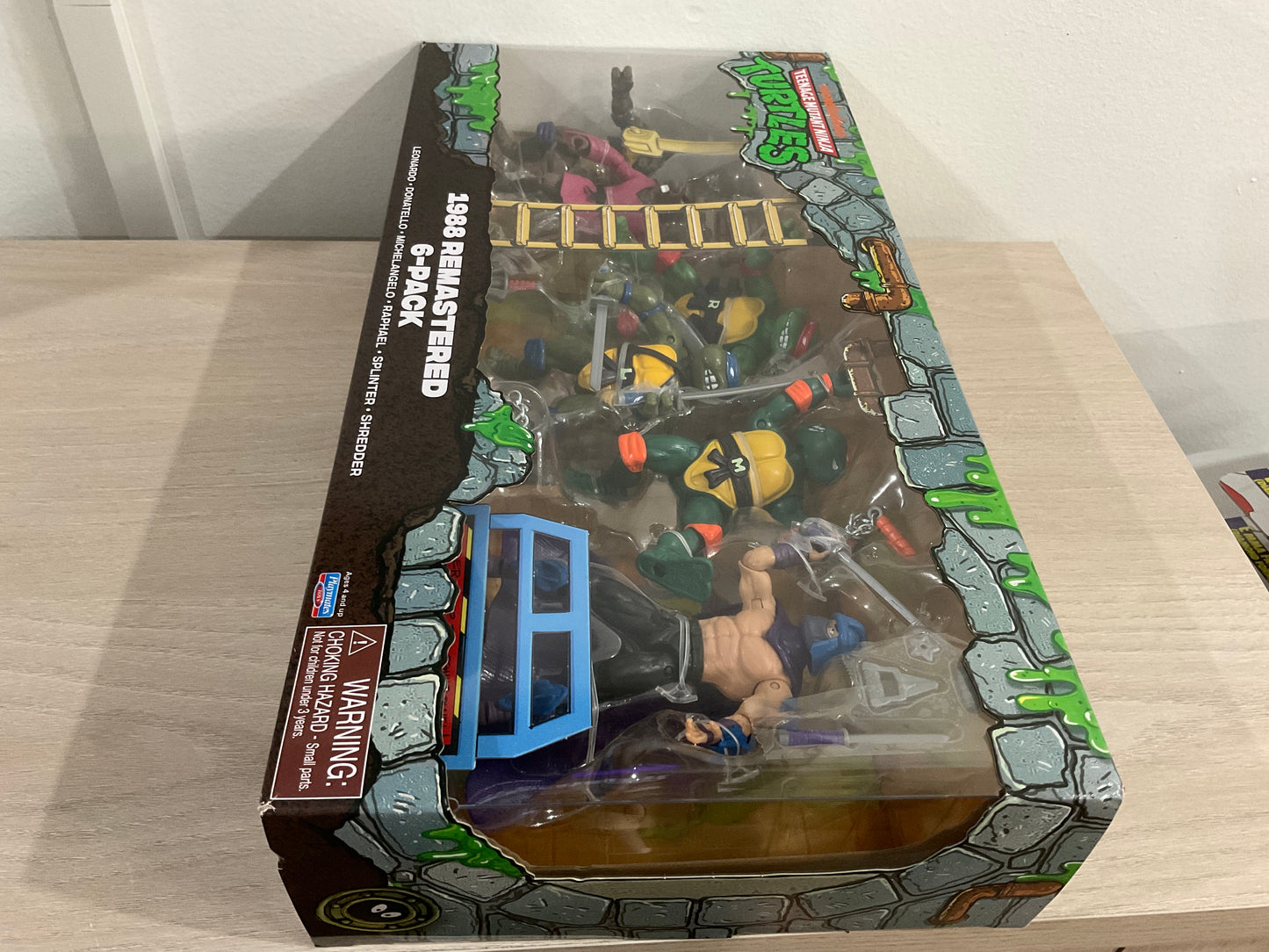 Teenage Mutant Ninja Turtles Classic 1988 Remastered Action Figure 6-Pack