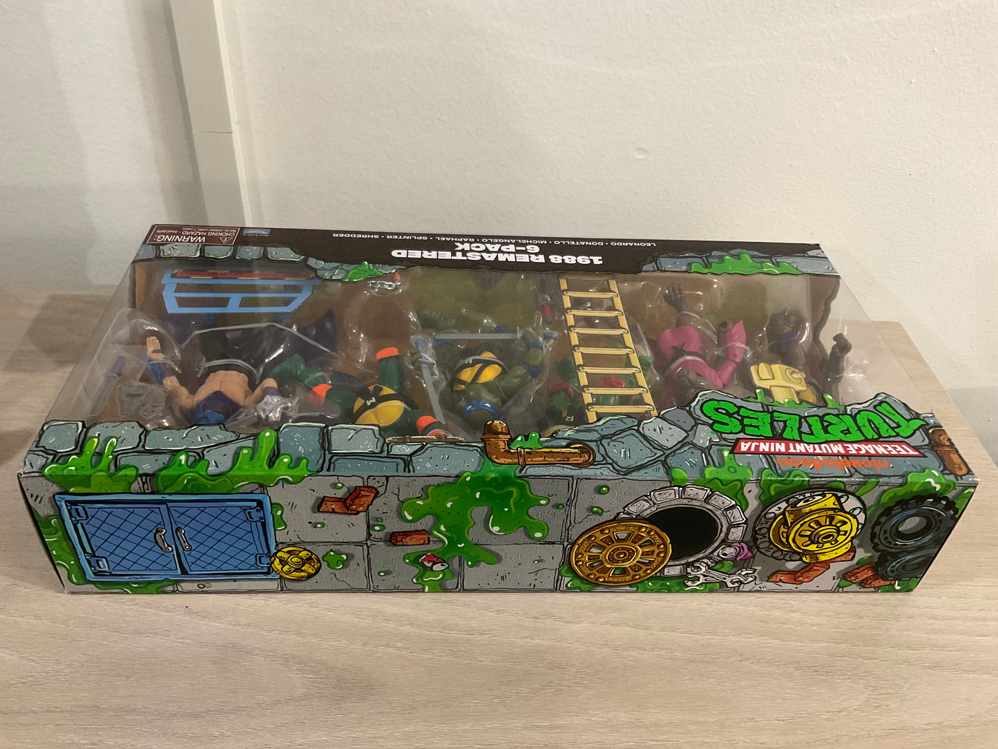 Teenage Mutant Ninja Turtles Classic 1988 Remastered Action Figure 6-Pack