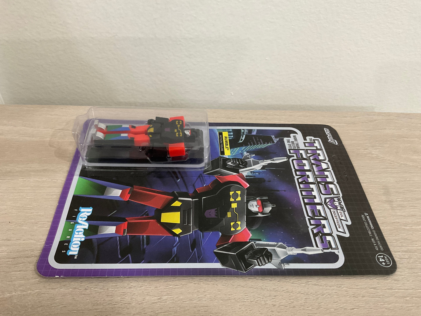 Super7 ReAction Transformers – Rumble (Red) 3.75-Inch Action Figure (Substandard)
