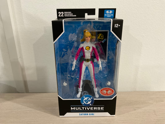 McFarlane DC Multiverse Saturn Girl (DC Classic) Red Platinum Edition 7-Inch Action Figure