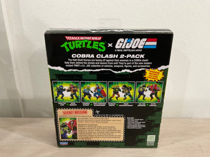Teenage Mutant Ninja Turtles x G.I. Joe Dial-Tone x Donatello vs. Destro x Krang Action Figure Set