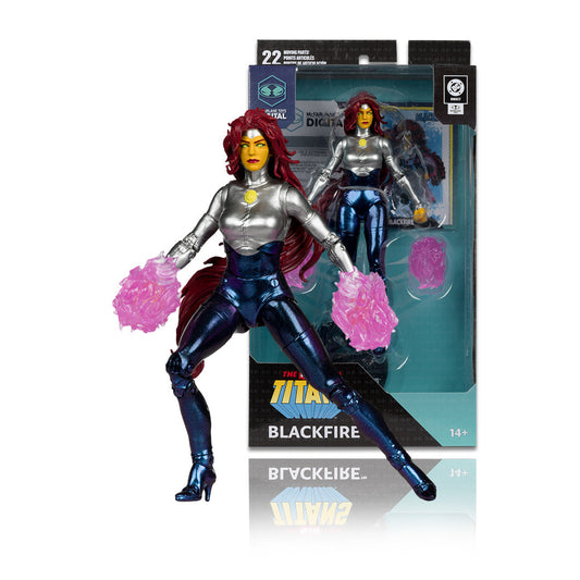 Blackfire (The New Teen Titans) 7-Inch Action Figure with McFarlane Toys Digital Collectible