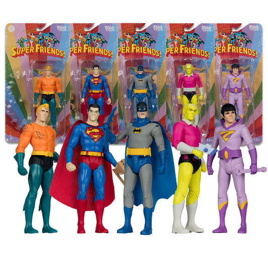 DC Retro: Super Friends Wave 3 (5) 6-Inch Figures Set – McFarlane
