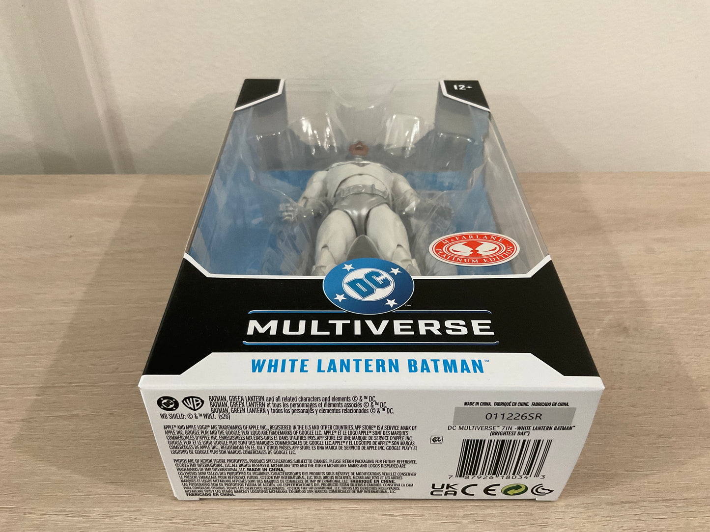 McFarlane DC Multiverse White Lantern Batman Brightest Day 7-Inch Action Figure (Substandard Card 2)