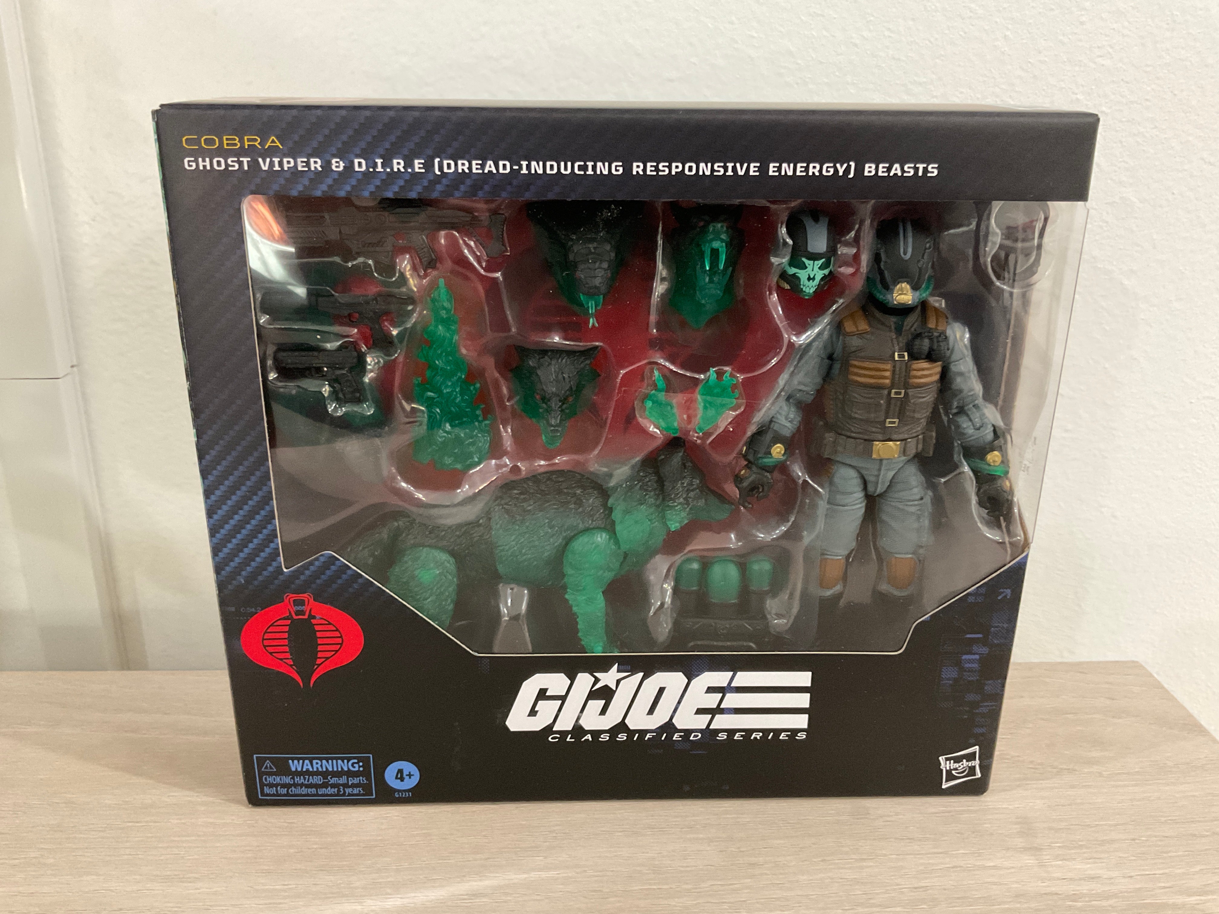 G.I. Joe Classified Ghost Viper & D.I.R.E. Beasts 6-Inch Figure