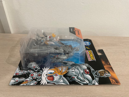 Sonic x DC Tails as Cyborg & Cyborg 2-Piece Action Figure Set